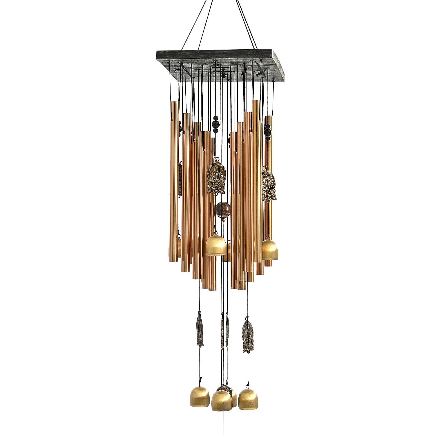LIVMORE Hanging Wind Chime (84 Cm) - Gold