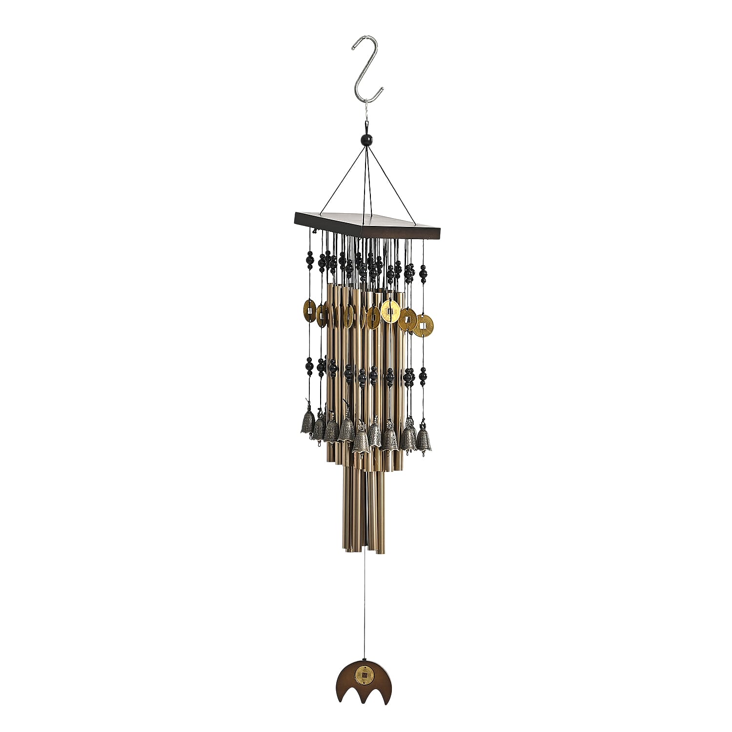 LIVMORE Hanging Wind Chime (80 Cm) - Brown.