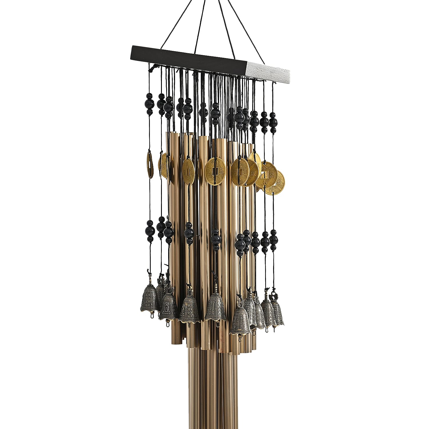 LIVMORE Hanging Wind Chime (80 Cm) - Brown.