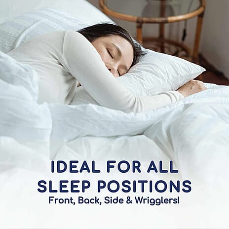 Brand New Deal - Silver Moon Pocket Springs Mattress - Single - Includes 2 Luxury Satin Stripe Pillows