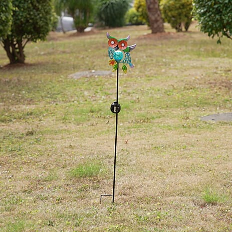 Solar Owl Garden Stake Light (104cm) 6-8 Hour
