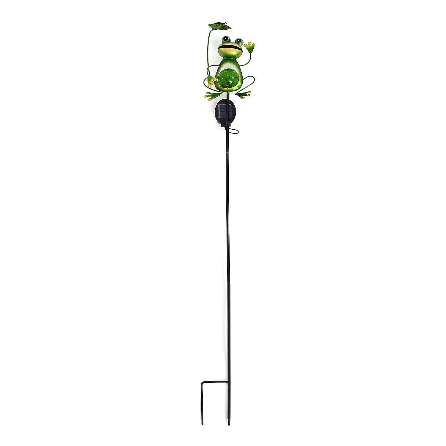 Solar Frog Garden Stake Light - IP44 Waterproof, 6-8 Hour Solar Powered Lawn Light, 300mA Ni-MH Battery Included