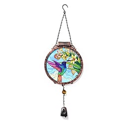 LIVMORE Decorative Solar Butterfly Suncatcher with 38 Warm White LEDs - Multicolour