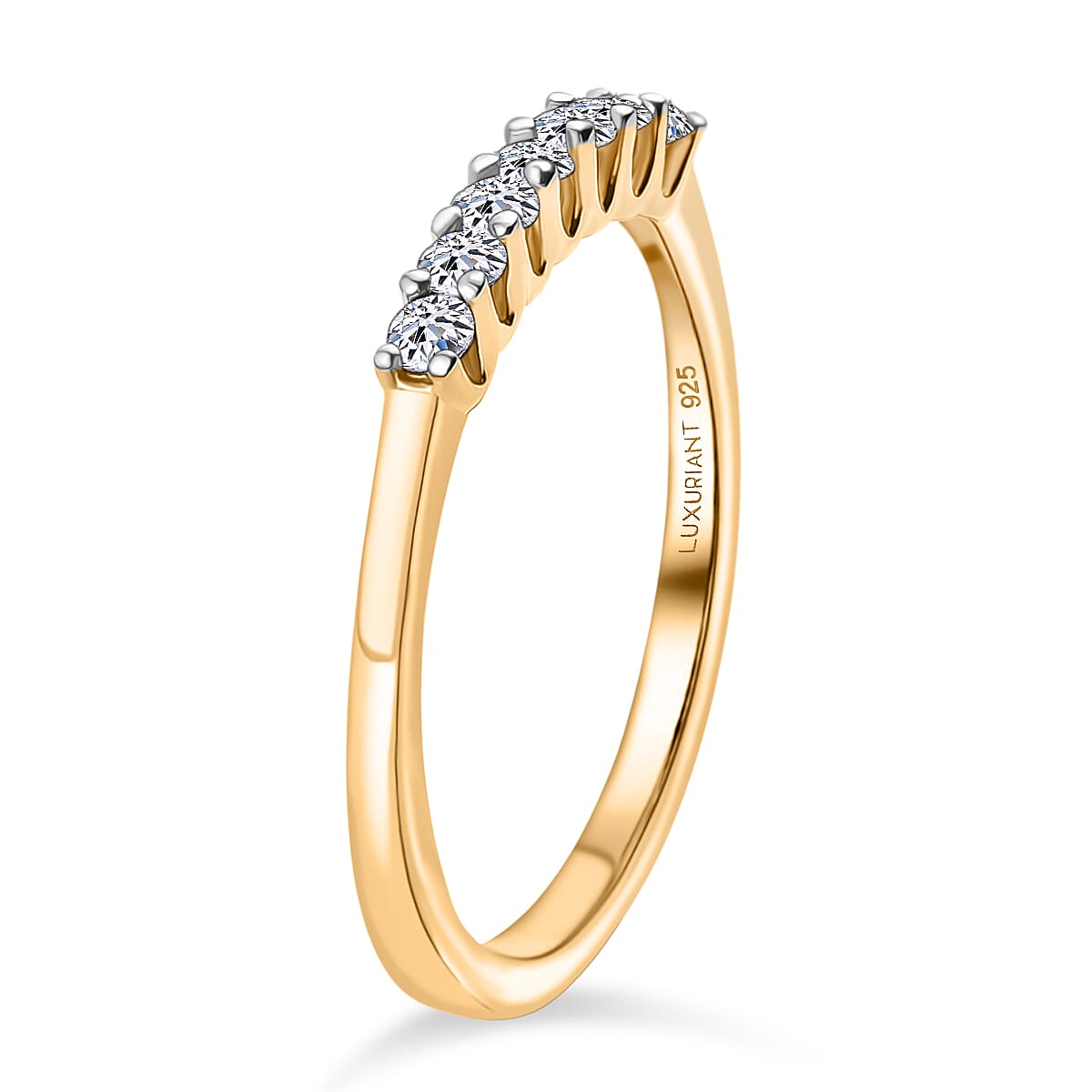 Luxuriant Lab Grown Diamond Ring in Sterling Silver 0.266 Ct.