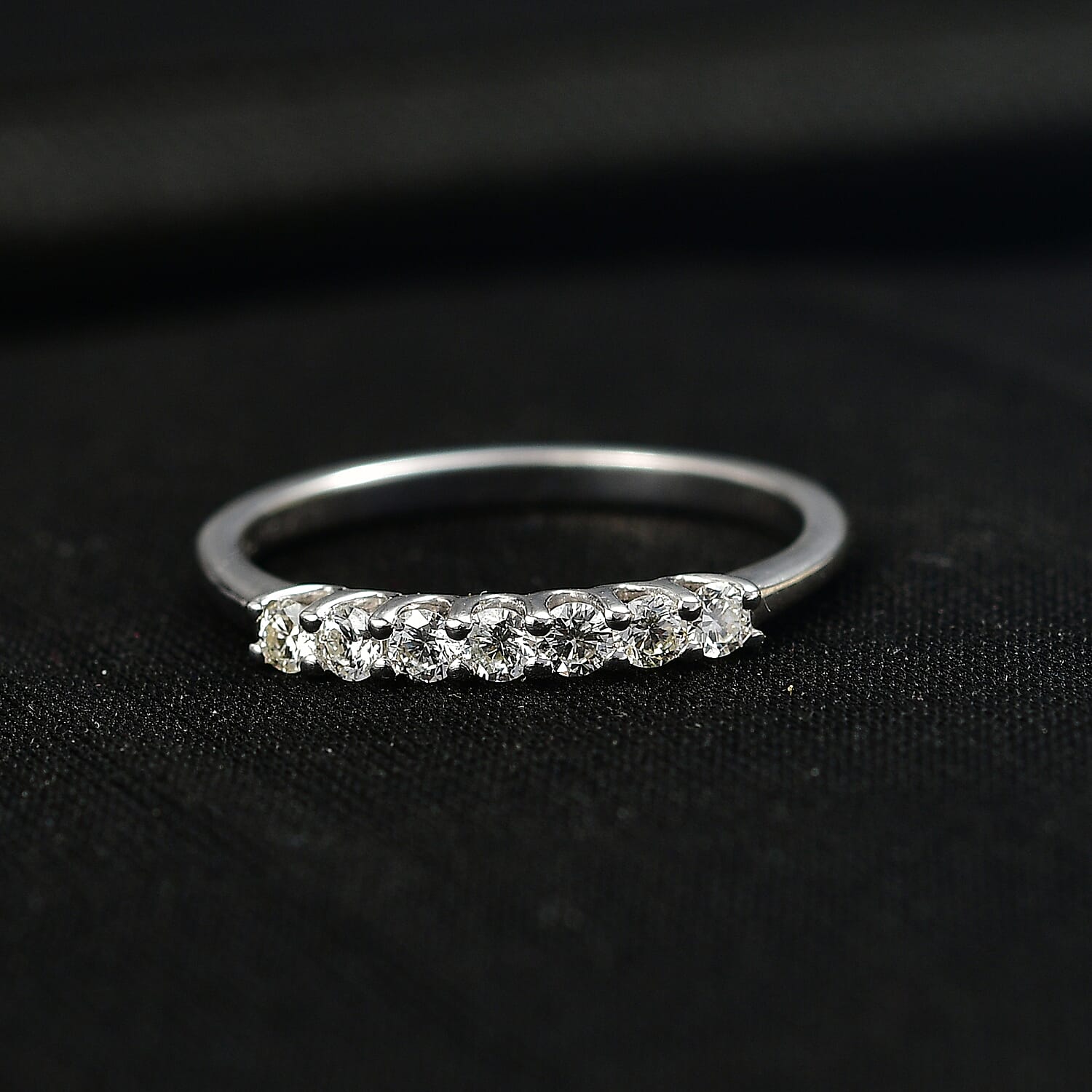 Luxuriant Lab Grown Diamond Ring in Sterling Silver 0.266 Ct.
