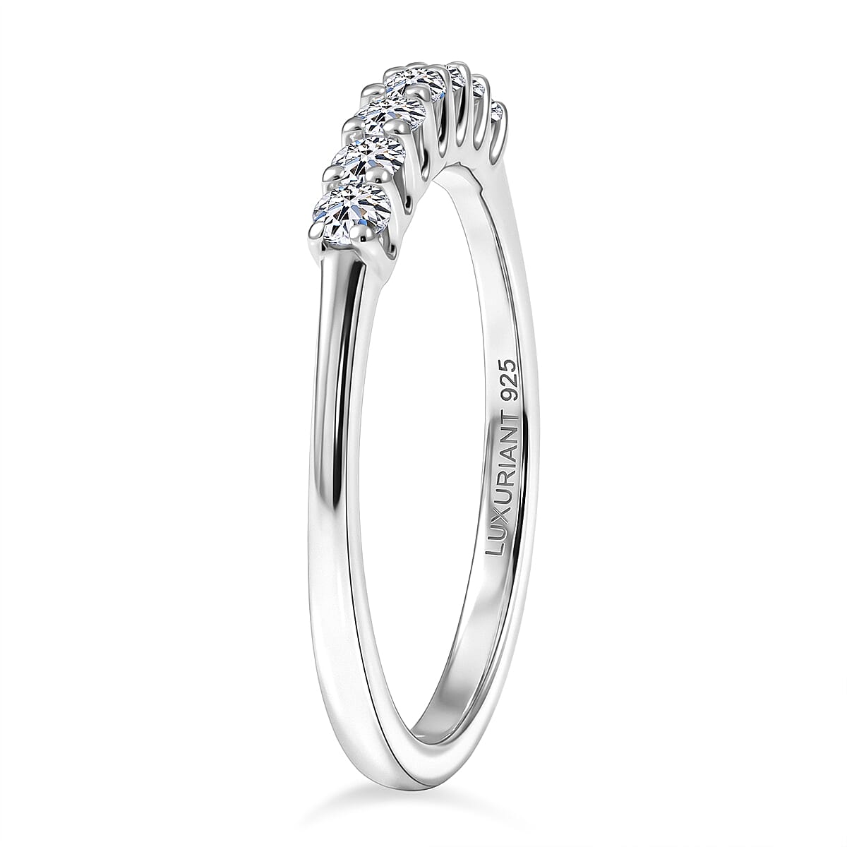 Luxuriant Lab Grown Diamond Ring in Sterling Silver 0.266 Ct.