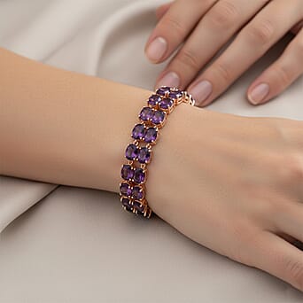 https://tjcuk.sirv.com/Products/83/8/8380603/D-Joy-African-Amethyst-Bracelet-Size-7-in-Rose-Gold-Plated-Sterling-Si_8380603_2.jpg?w=342&h=342