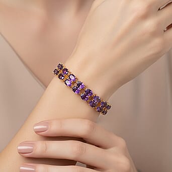 https://tjcuk.sirv.com/Products/83/8/8380604/D-Joy-African-Amethyst-Dual-Row-Bracelet-Size-7-in-Yellow-Gold-Plated-_8380604_2.jpg?w=342&h=342