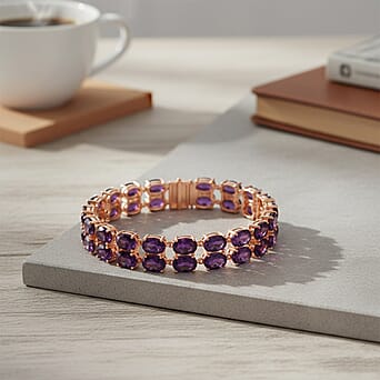 https://tjcuk.sirv.com/Products/83/8/8380631/D-Joy-African-Amethyst-Bracelet-Size-8-in-Rose-Gold-Plated-Sterling-Si_8380631_1.jpg?w=342&h=342
