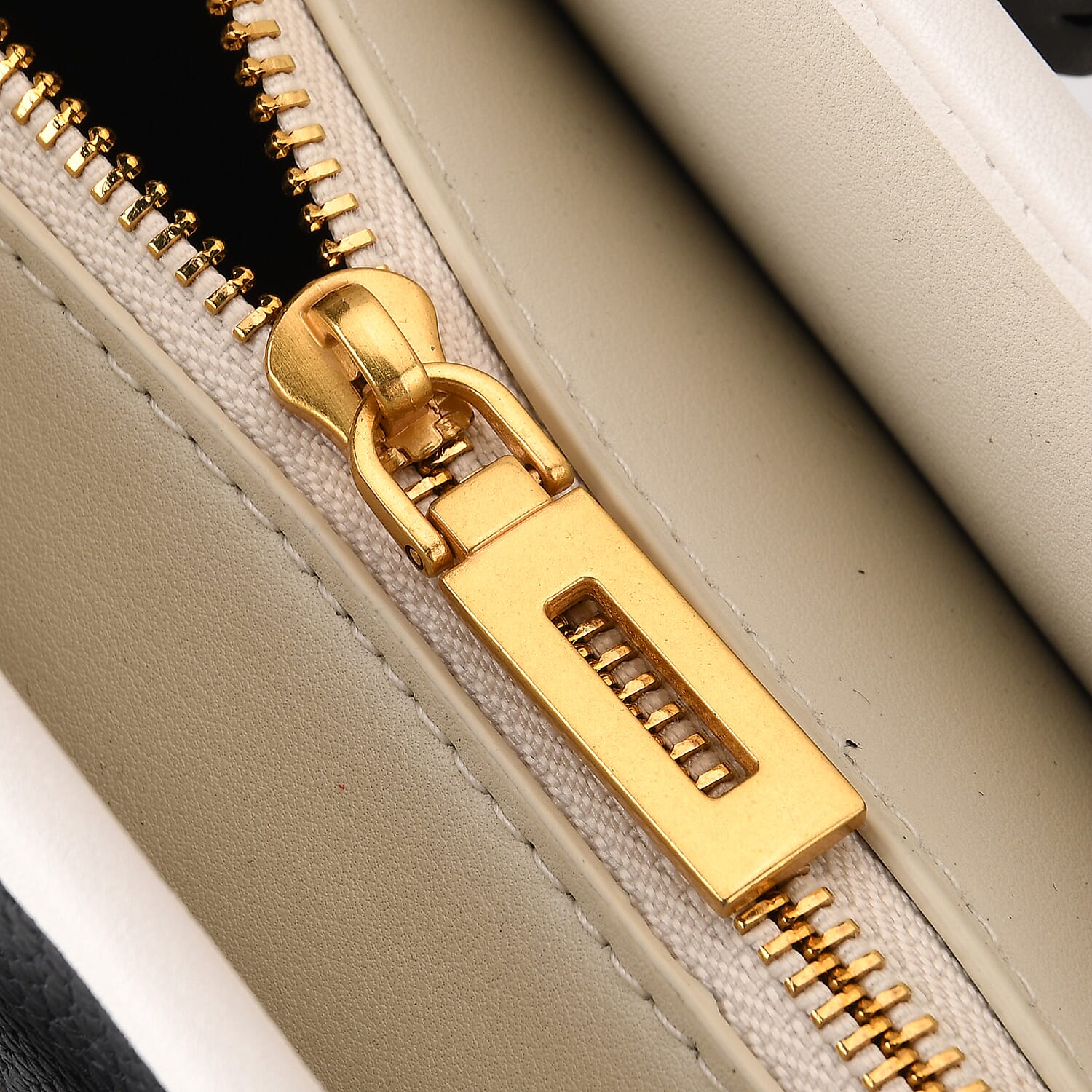 Genuine Leather Tote Bag with Handle Drop (27cm) - Black