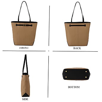 https://tjcuk.sirv.com/Products/83/8/8380638/Genuine-Leather-Tote-Bag-with-Handle-Drop-27cm-Khaki_8380638_4.jpg?w=342&h=342