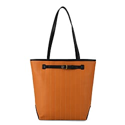Genuine Leather Tote Bag with Handle Drop (27cm) - Ivory