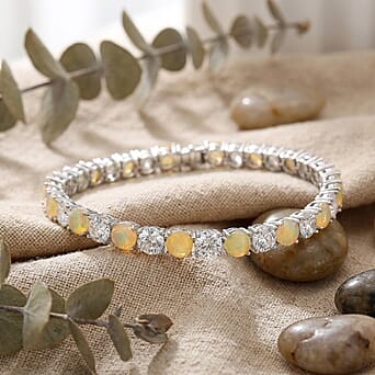 https://tjcuk.sirv.com/Products/83/8/8380680/D-Joy-Ethiopian-Opal-White-Moissanite-Tennis-Bracelet-Size-8-in-Rhodiu_8380680_1.jpg?w=342&h=342