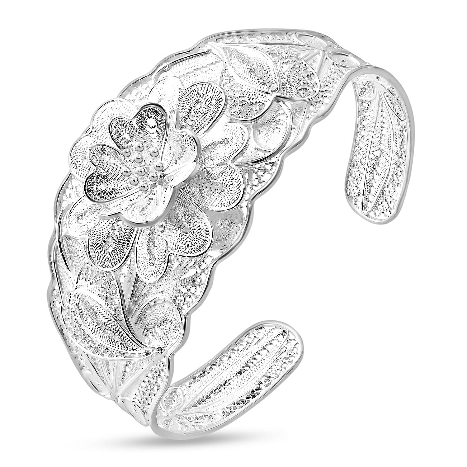 Sterling Silver Bangle, Silver Wt.29.84 Gms