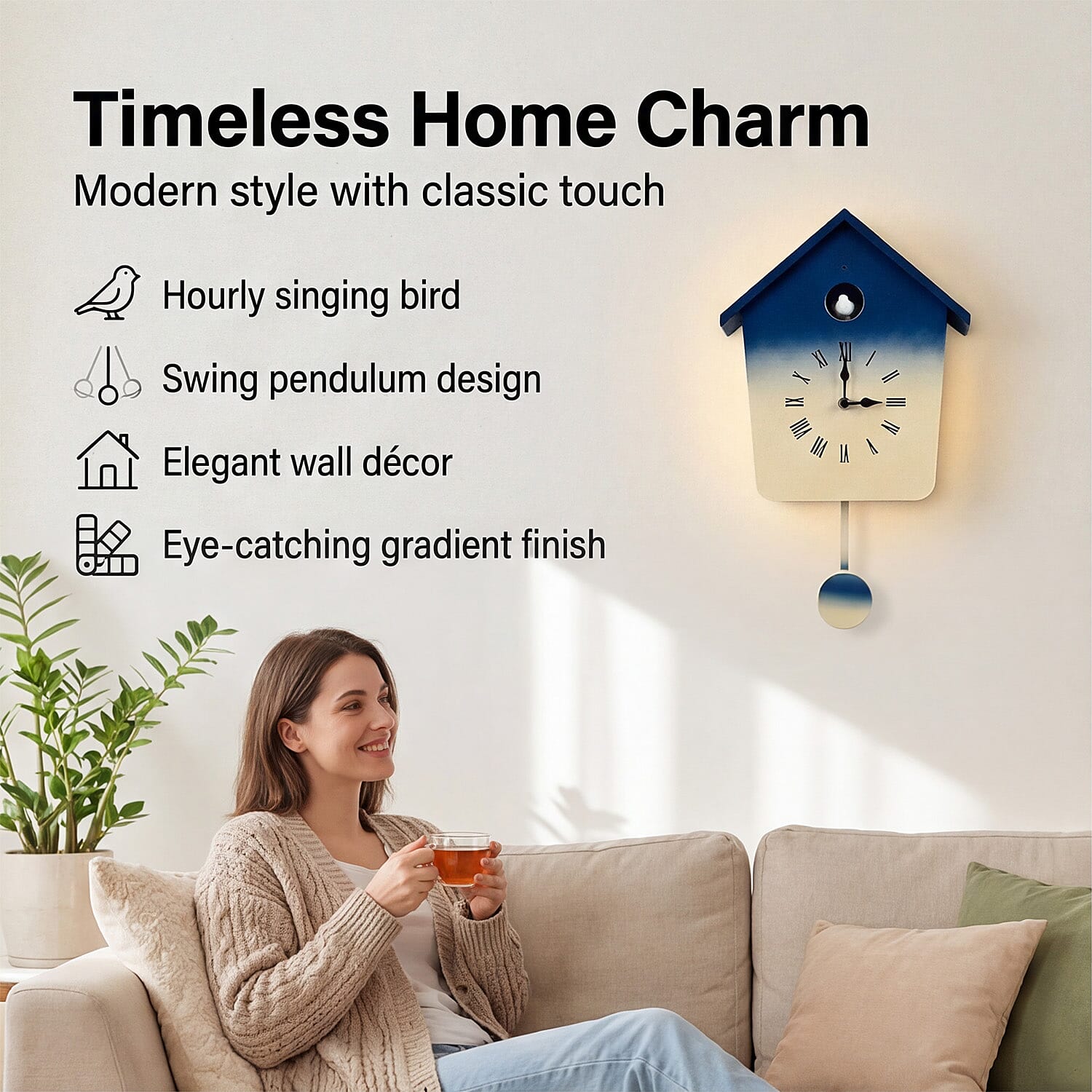 Clock-Size-One-Size-Blue-Blue