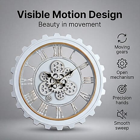 Clock (Size - One Size) - White & Black