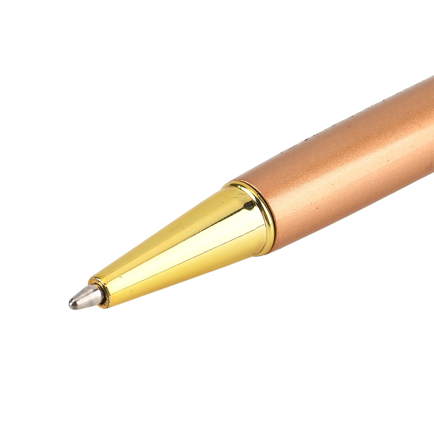 Two-Piece Gold Ballpoint Pen Set with 2 Refills (13.8cm)