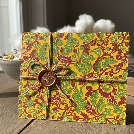 Set of 10 Hand Printed Personal Cards