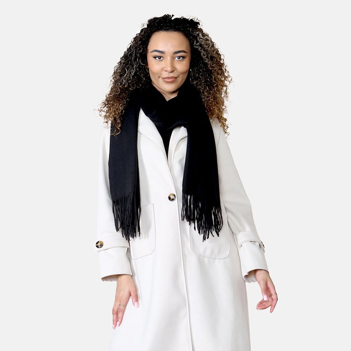 TJC Special  Scarf (Size - One Size) - Black