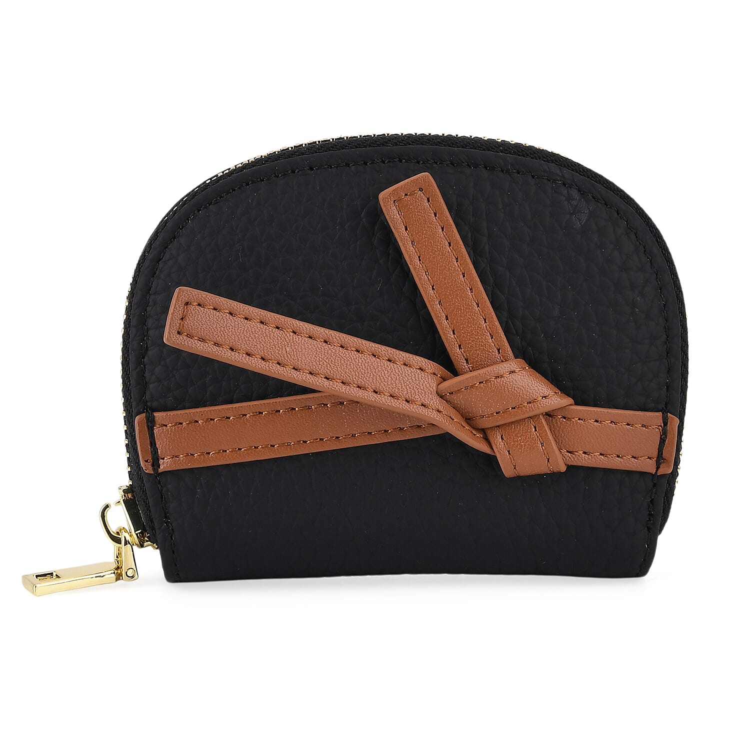 100% Genuine Leather RFID Card Holder - Black