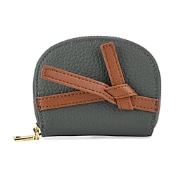 100% Genuine Leather RFID Card Holder - Burgundy