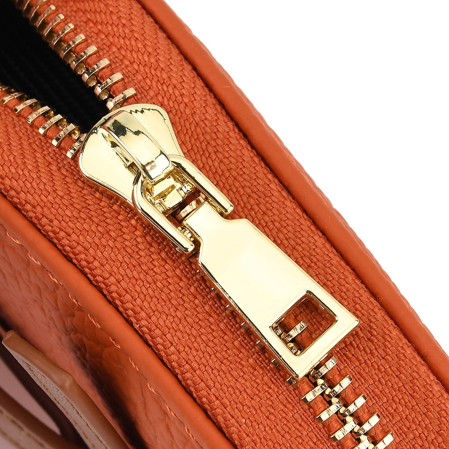 100% Genuine Leather RFID Card Holder - Orange