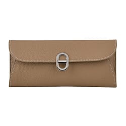 Genuine Leather RFID Protected Slimline Clutch - Black