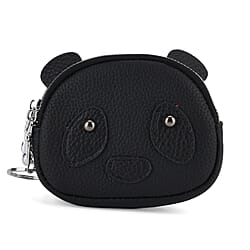 Leather Patterned Wallet (Size 12x4x10 cm) - Off White