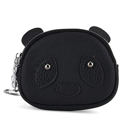 Leather Patterned Wallet (Size 12x4x10 cm) - Black