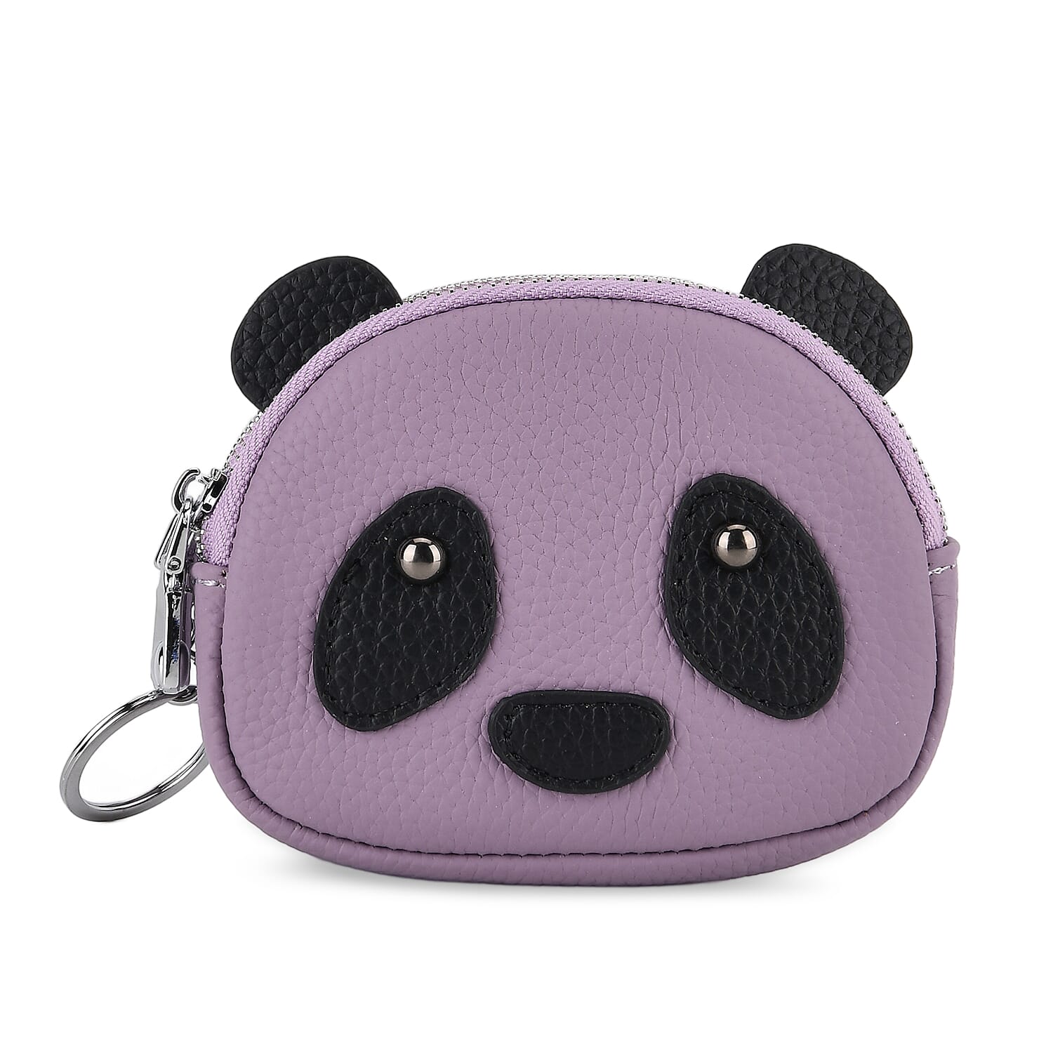 Leather Patterned Wallet (Size 12x4x10 cm) - Purple