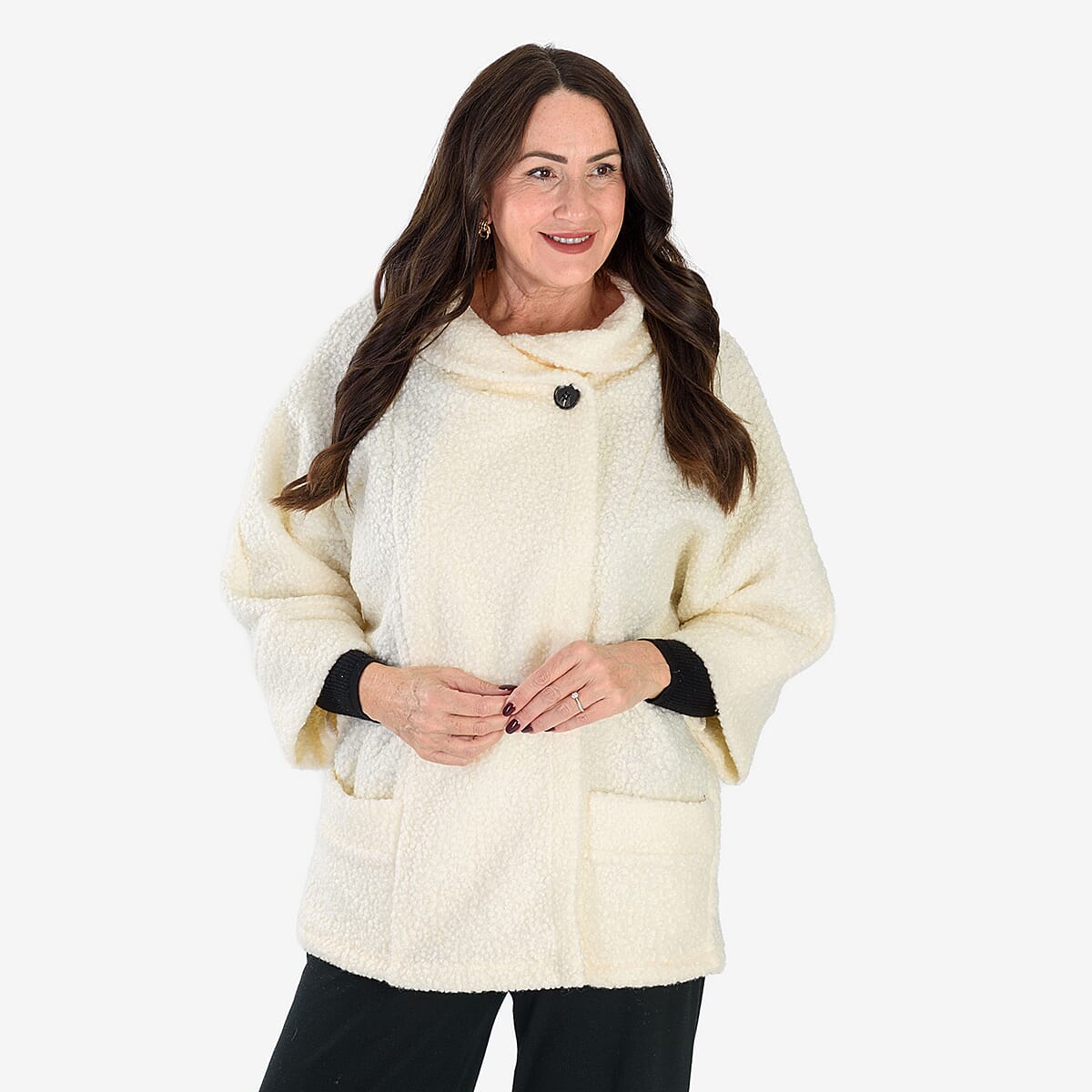 Sugar Crisp  Coat (Size - One Size) - Cream