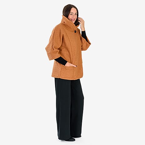 Sugar Crisp  Coat (Size - One Size) - Rust