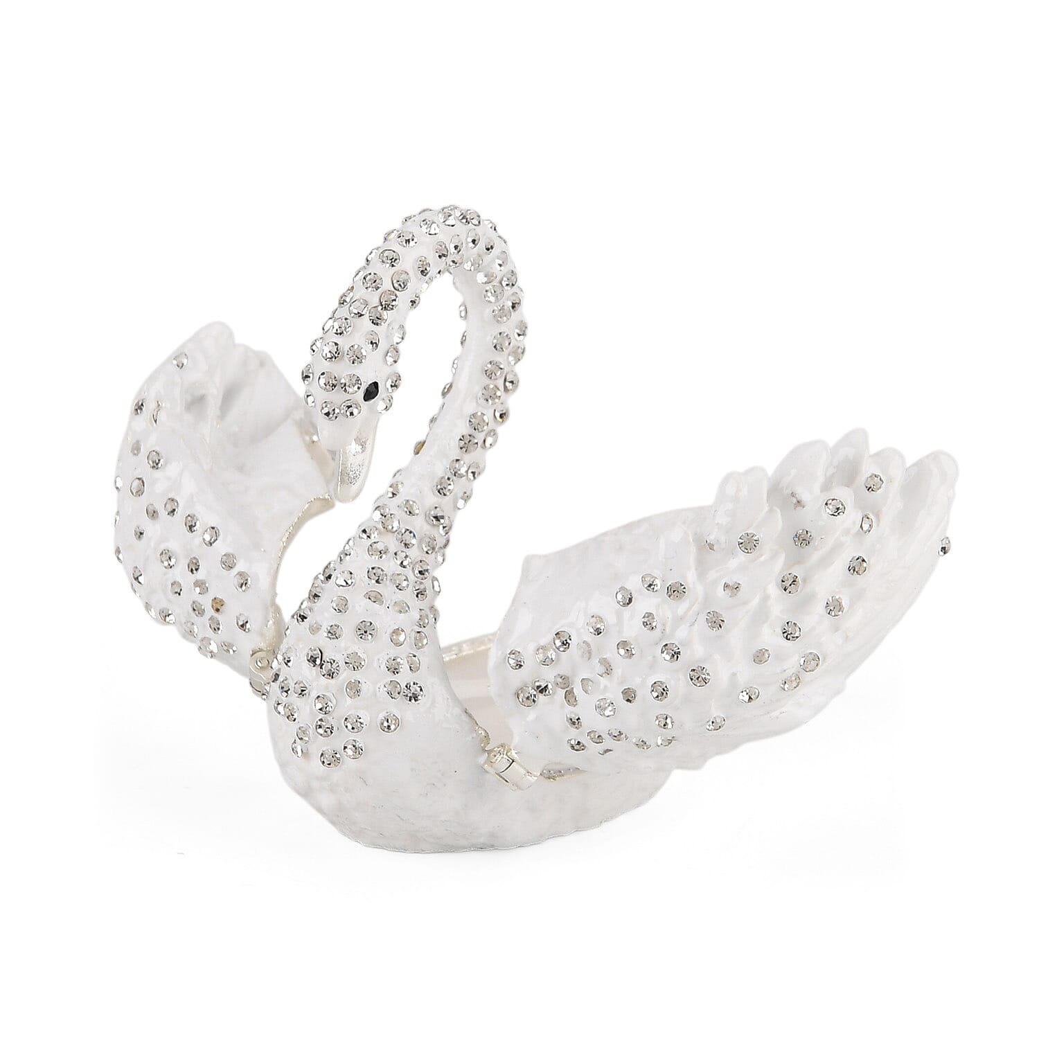 Livmore Swan Trinket Storage Box - White