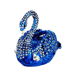 Livmore Swan Trinket Storage Box - Black