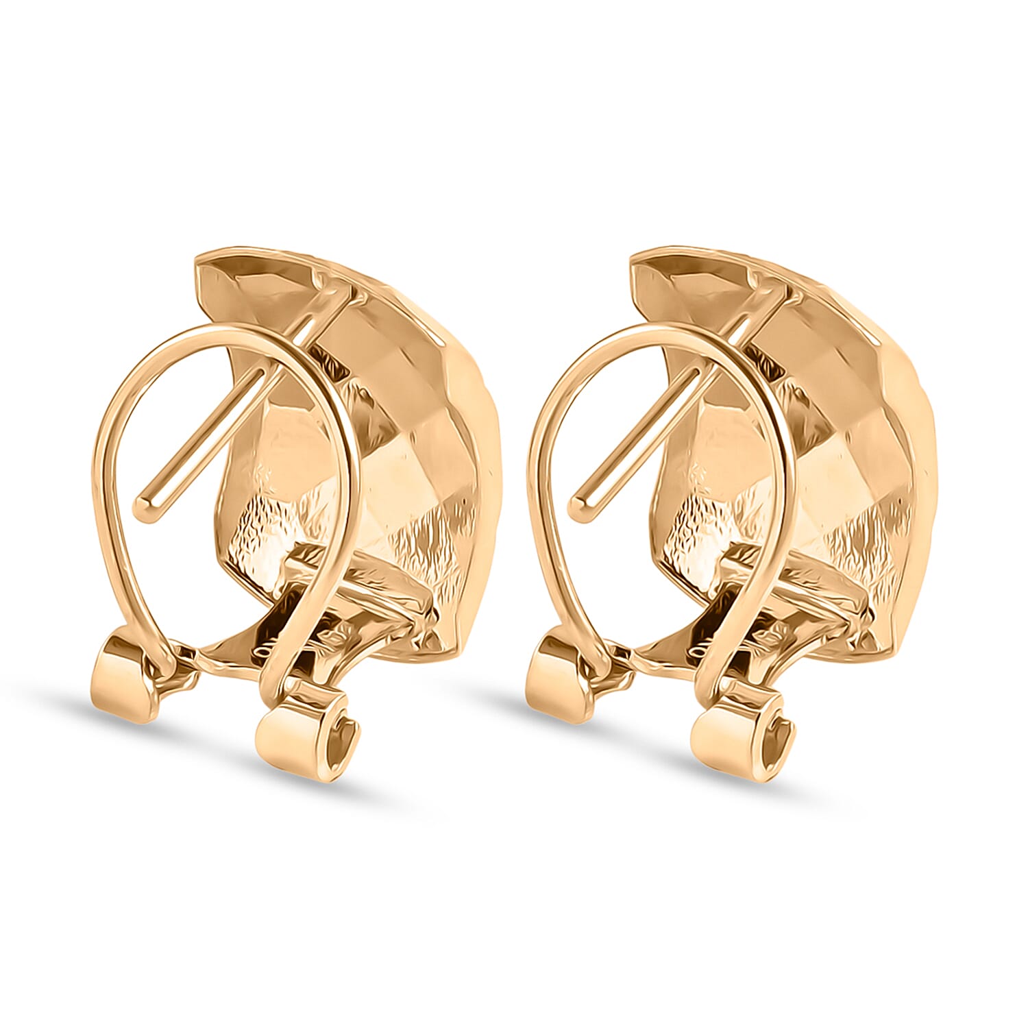 9K Yellow Gold Earring with French Clip. Gold Wt 2.00 Gms