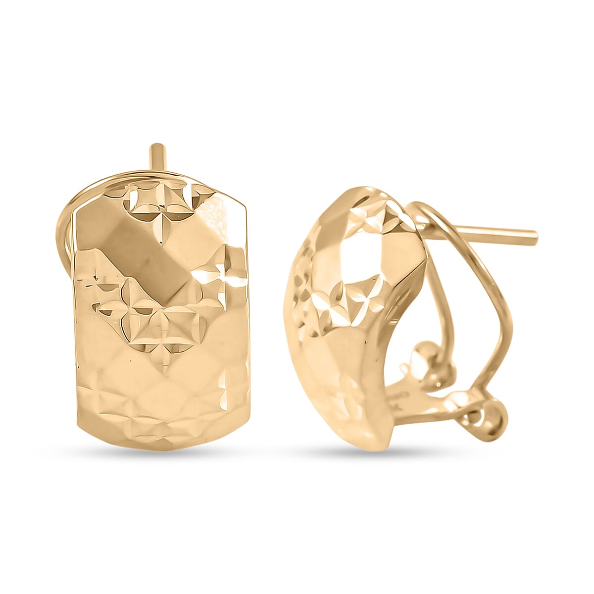 9K Yellow Gold Earring with French Clip