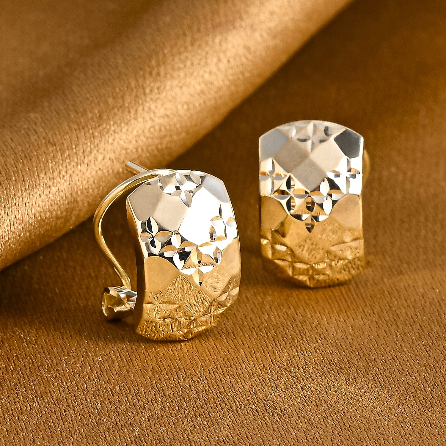 9K Yellow Gold Earring with French Clip