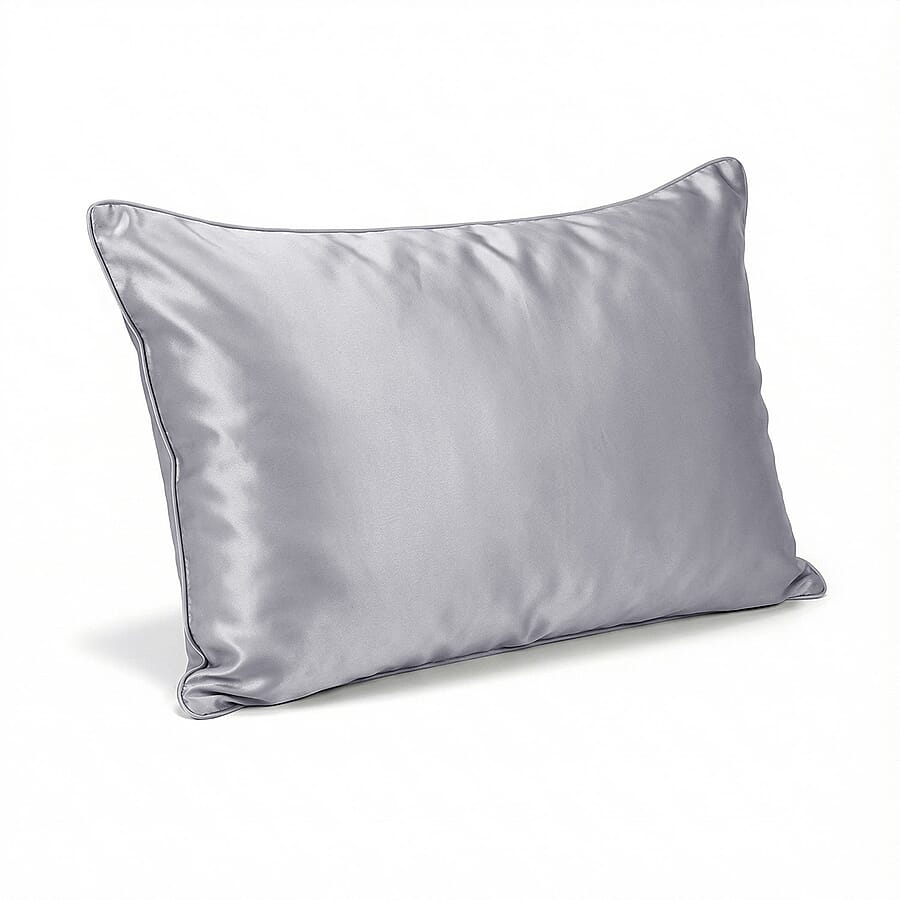 Hush Haven Cooling Thermal Regulating Pillow Cover with Piping (Size 75 x 50cm) - Light Beige