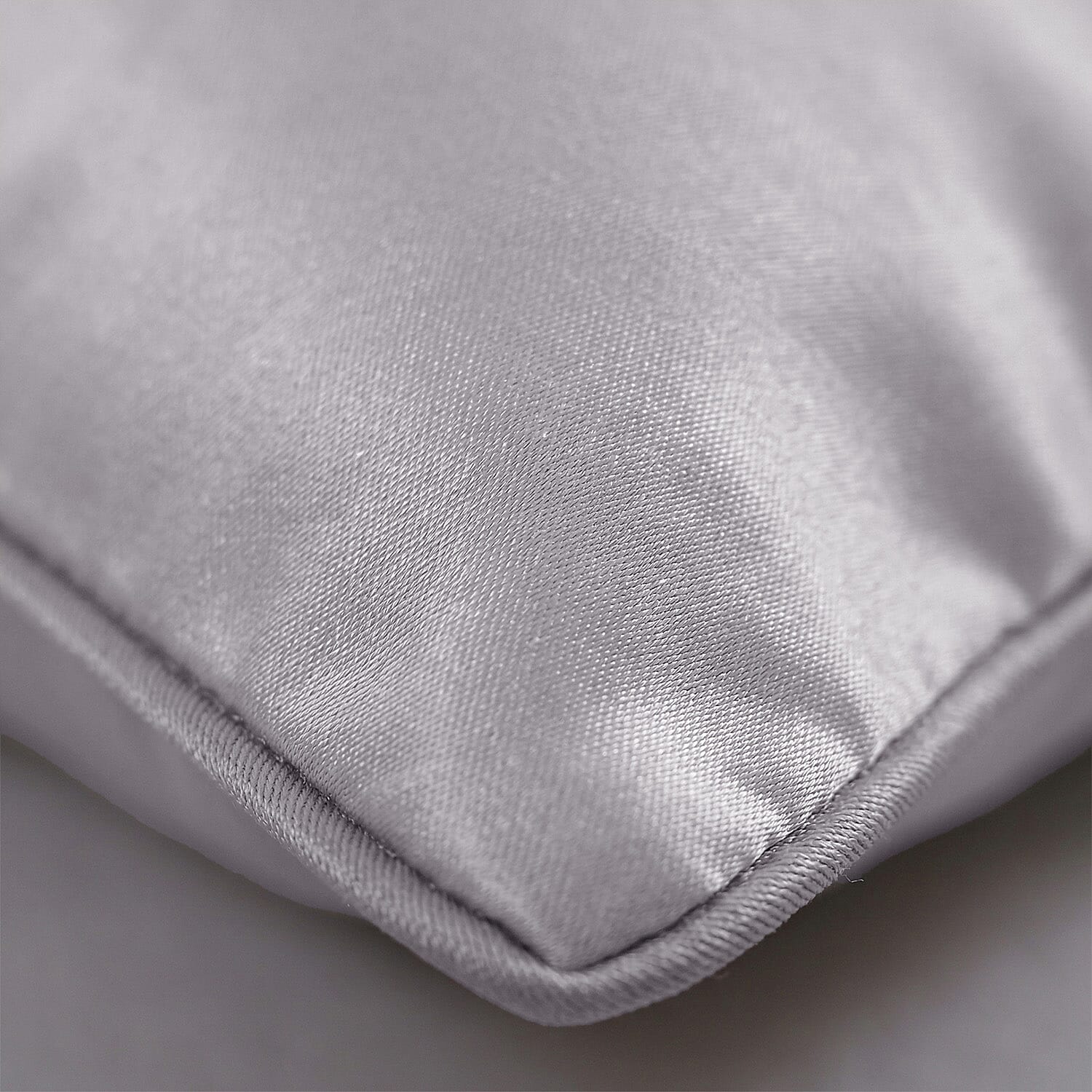 Hush Haven Cooling Thermal Regulating Pillow Sham with Piping - MOP buttons(Size 75 x 50cm) - Light Beige