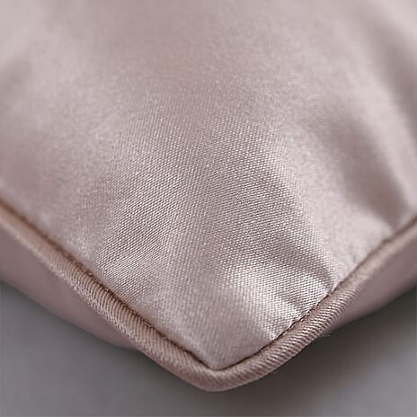 Hush Haven Nylon Solid Color Pillow Case and Cover (Size 50x1 cm) - Cream