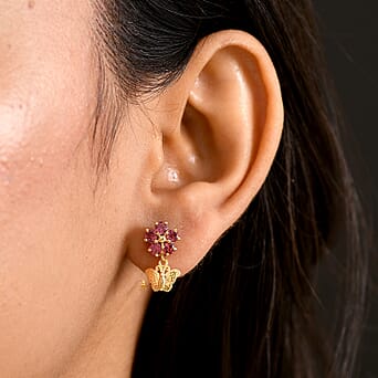 https://tjcuk.sirv.com/Products/84/1/8412033/D-Joy-Rhodolite-Garnet-Dangling-Earring-in-18K-YG-PlatingSterling-Silv_8412033_2.jpg?w=342&h=342