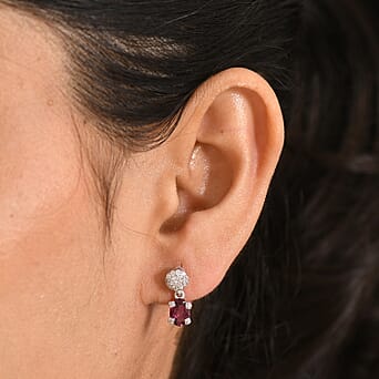 https://tjcuk.sirv.com/Products/84/1/8412036/D-Joy-Rhodolite-Garnet-White-Zircon-Dangling-Earring-in-Platinum-Overl_8412036_2.jpg?w=342&h=342