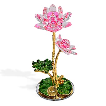 https://tjcuk.sirv.com/Products/84/1/8412203/LIVMORE-Crystal-Lotus-Flower-Ornament-Pink-Green_8412203.jpg?w=342&h=342