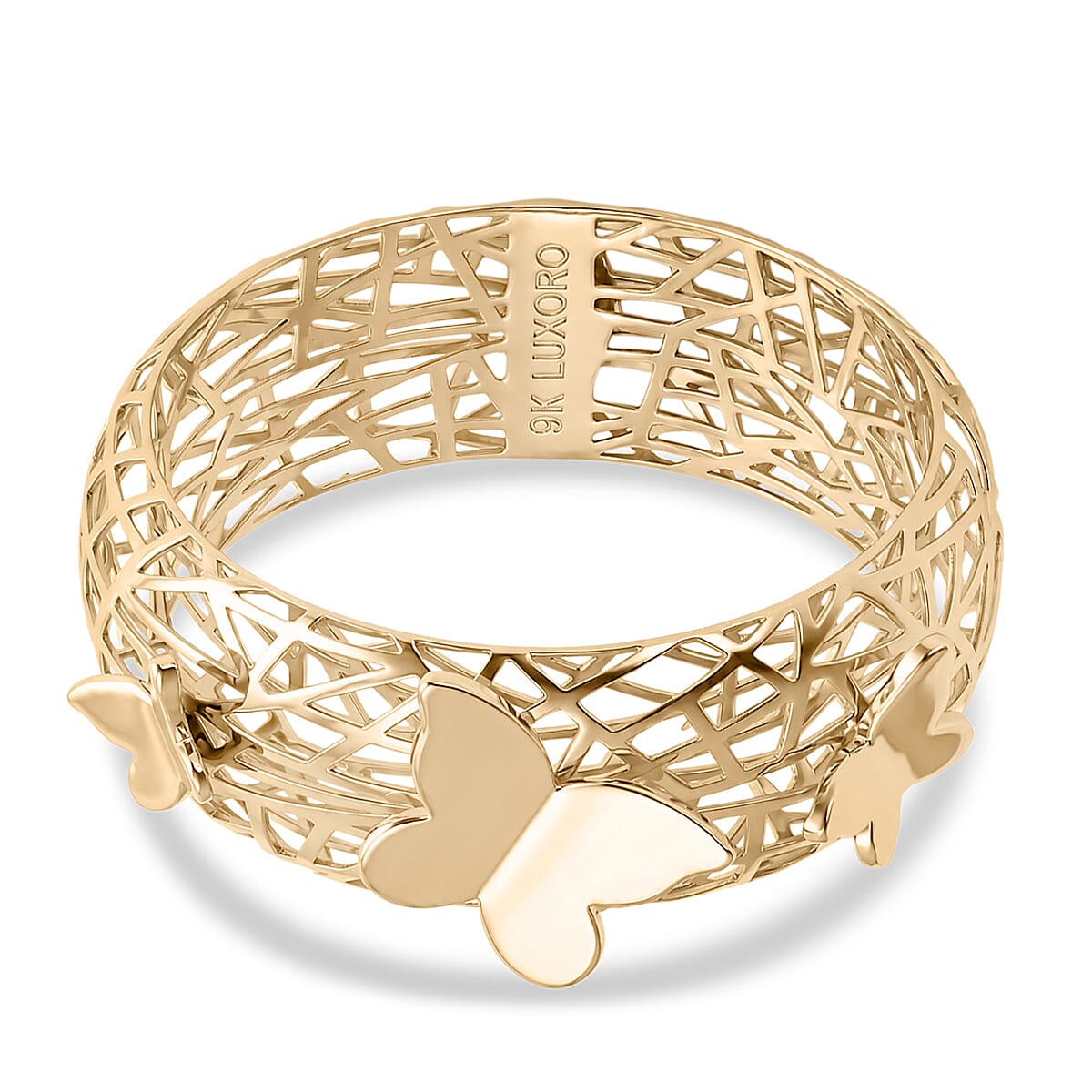 Luxoro 9K Yellow Gold Fancy Ring, Gold Wt.2.19 Gms