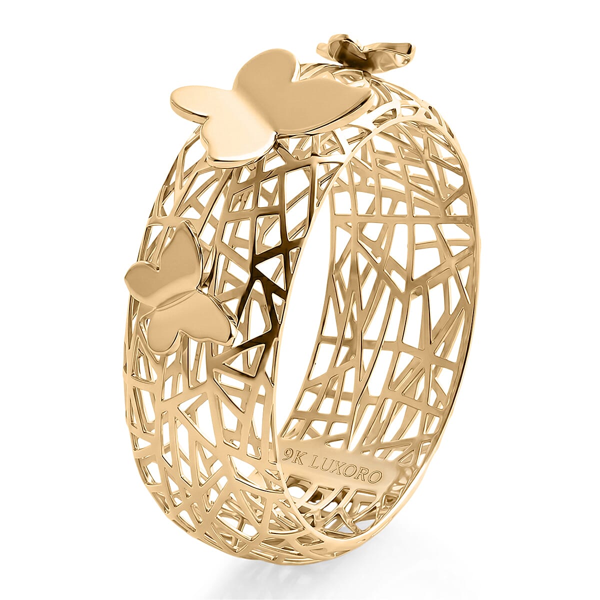 Luxoro 9K Yellow Gold Fancy Ring, Gold Wt.2.19 Gms