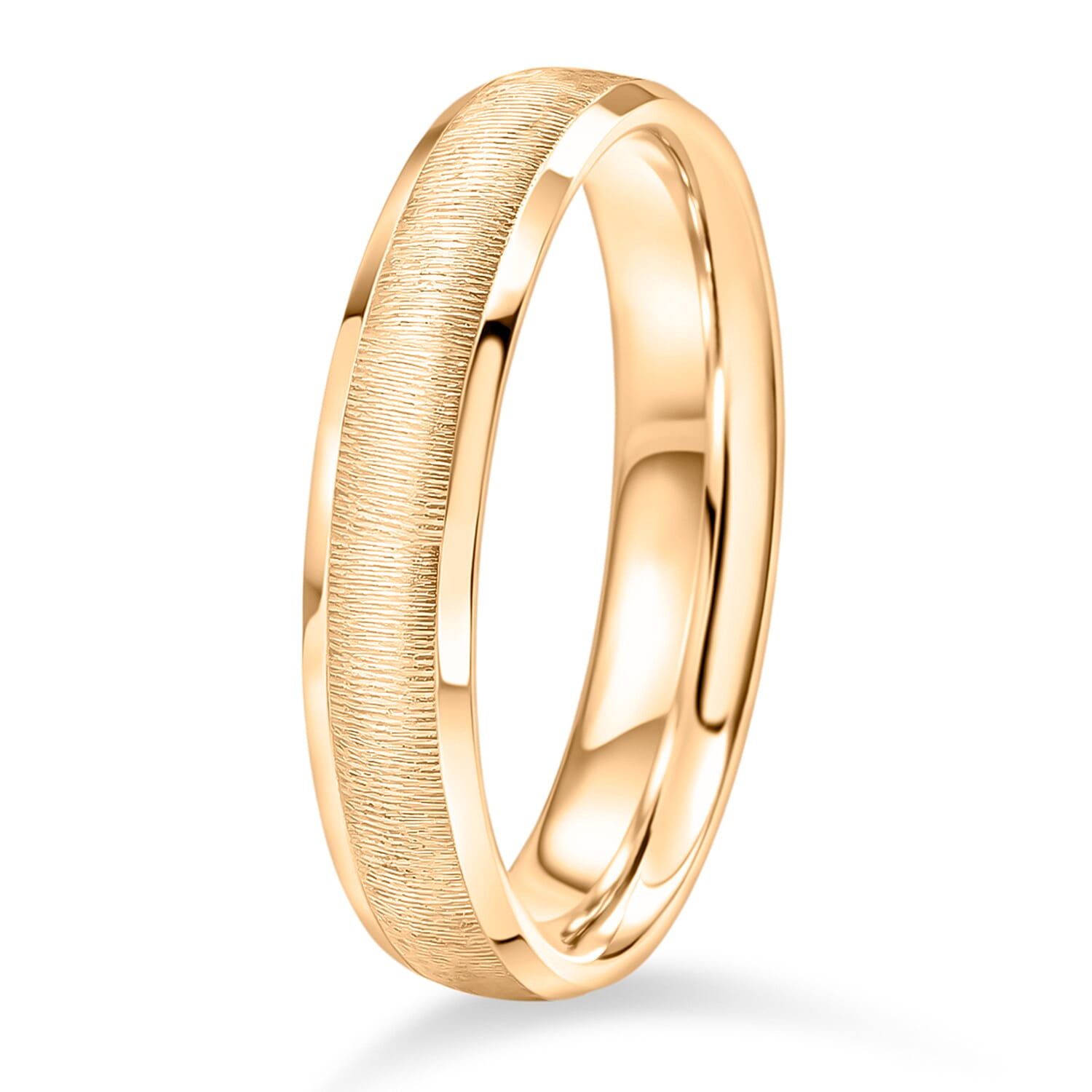 Designer Closeout - 9K Yellow Gold Diamond Cut Band Ring