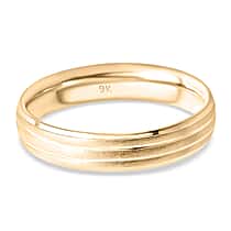 Designer Inspired- 9K Yellow Gold Band Ring