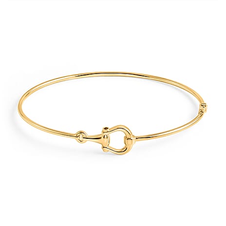 Luxoro 9K Yellow Gold Bangle (Size - 7.5), Gold Wt. 2.61 Gms