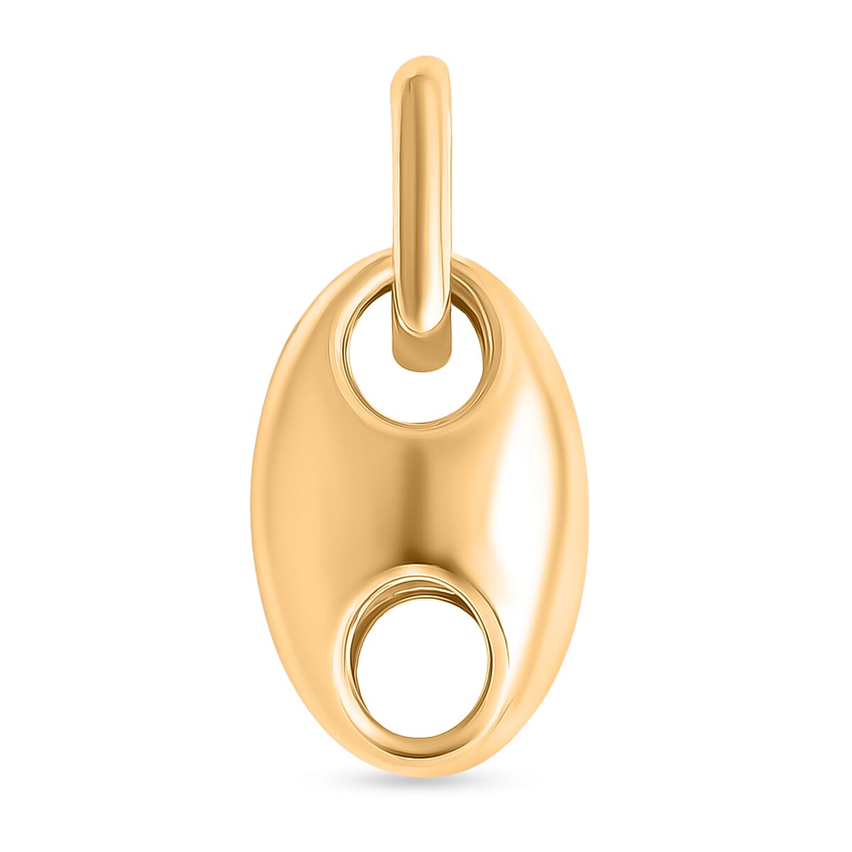 Designer Inspired Royal Bali Collection- 9K Yellow Gold Mariner Link Pendant