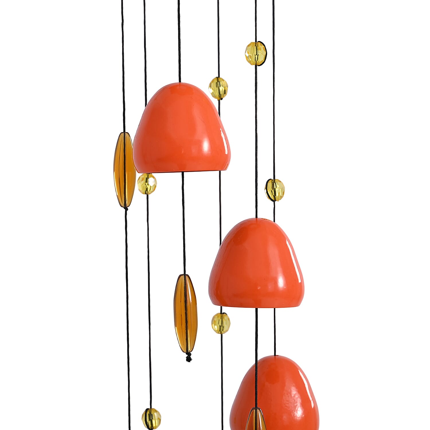 LIVMORE Hanging Wind Chime (74 Cm) - Orange